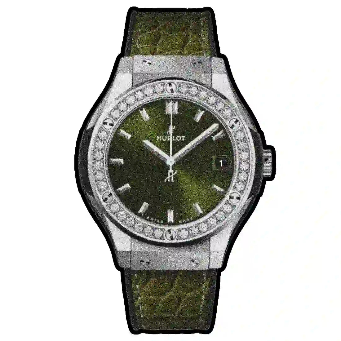 Hublot Classic Fusion Quartz Green 33mm