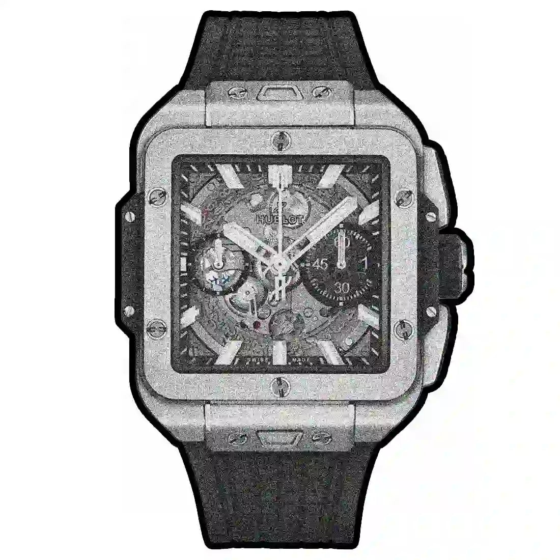 Hublot Square Bang Automatic Skeletonized 42mm