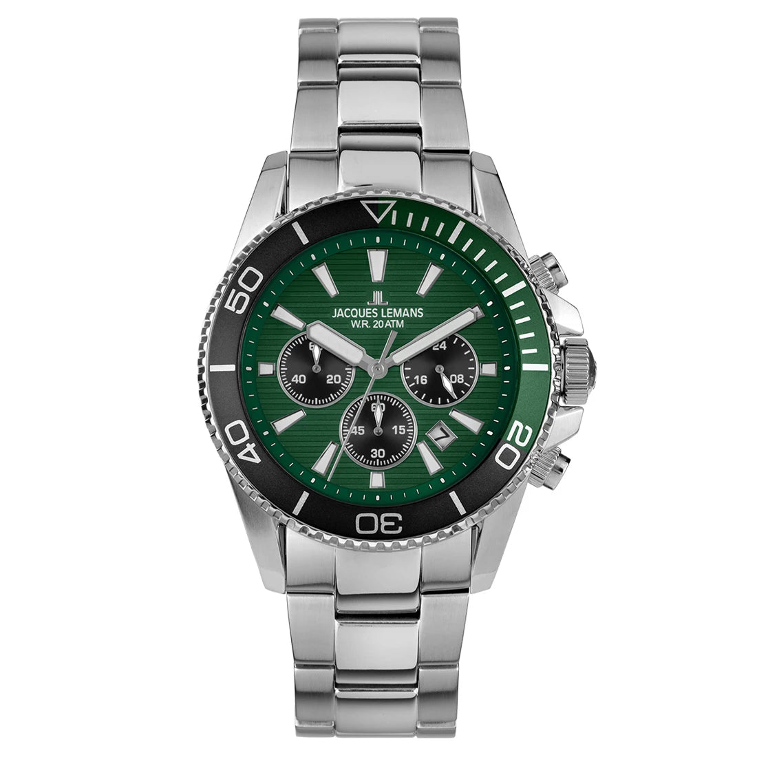 Jacques Lemans Liverpool Diver Quartz Vert