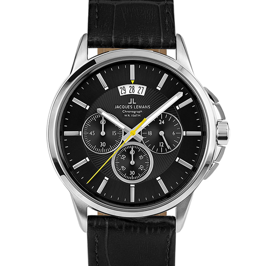 Jacques Lemans Sydney Quartz Black 42mm