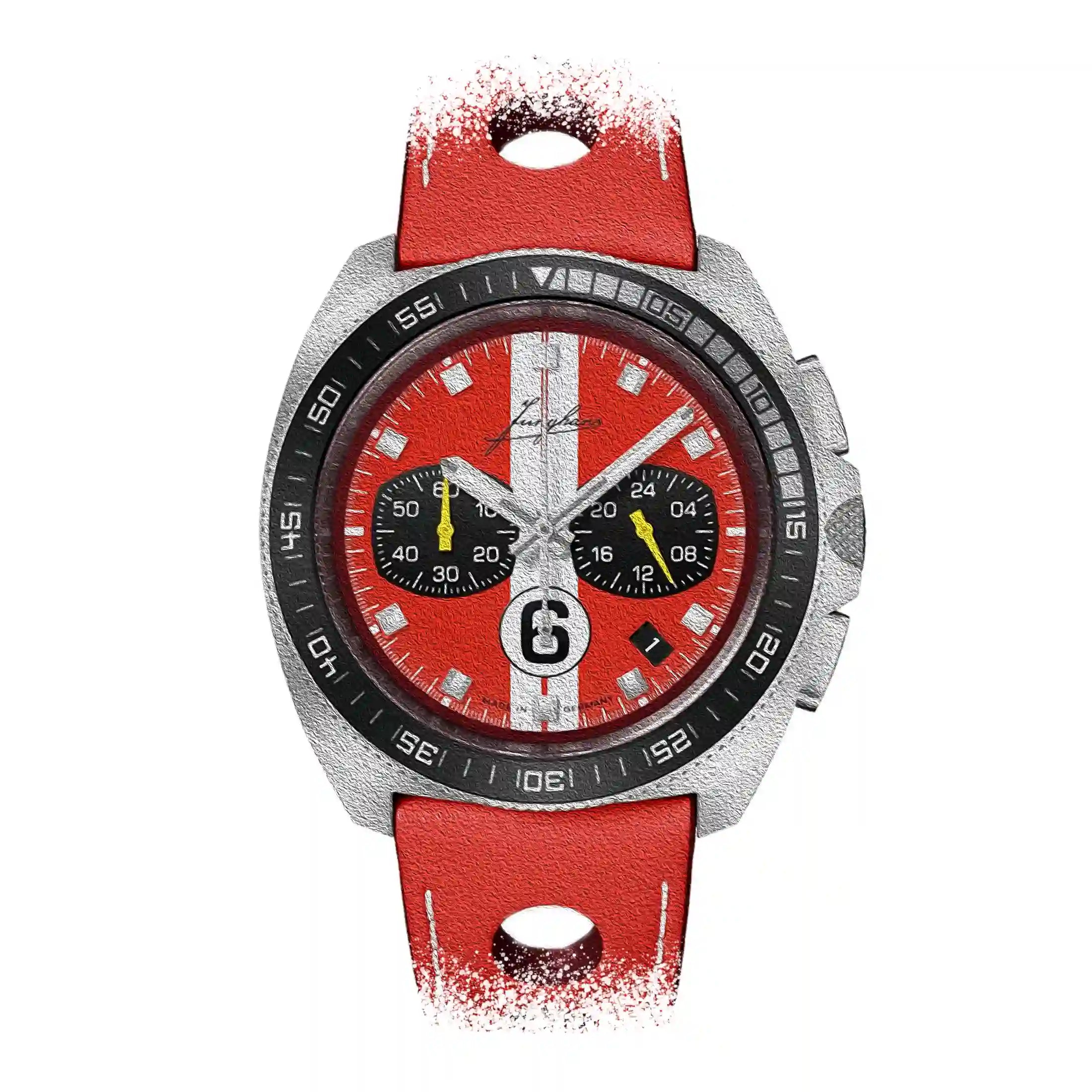 Junghans 1972 Quartz Red 43mm