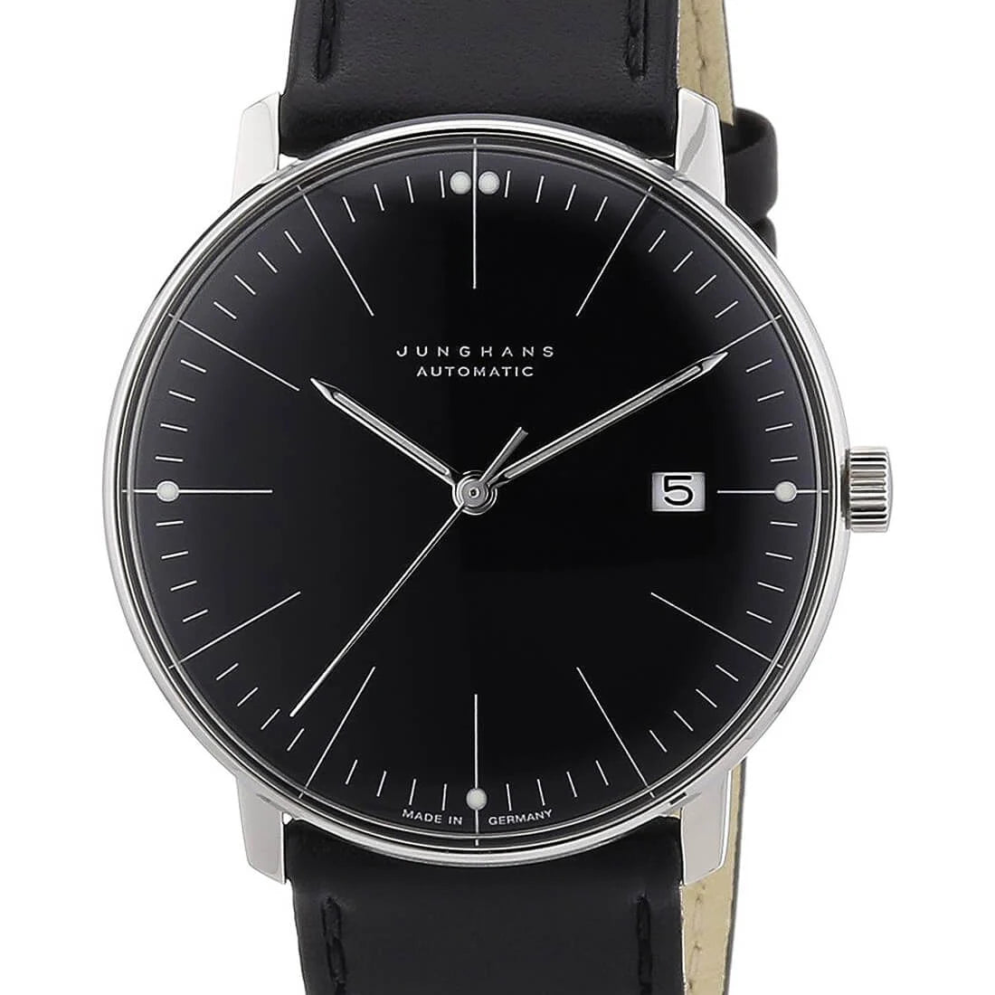 Junghans Max Bill Automatik Schwarz 38 mm