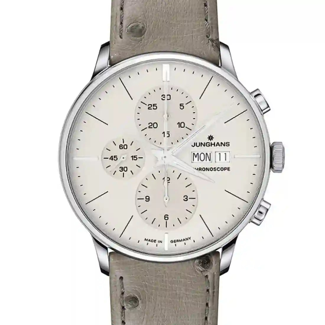 Junghans Meister Automatic Grey 40mm German Calendar