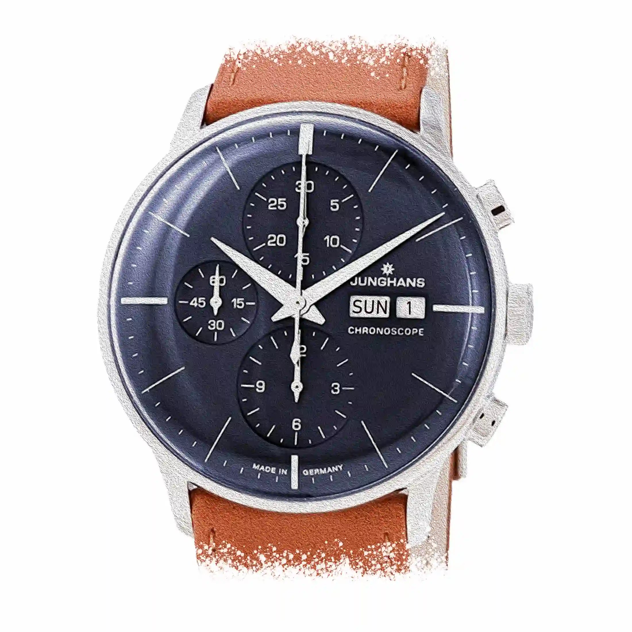 Junghans Meister Automatic Blue 41mm German Calendar