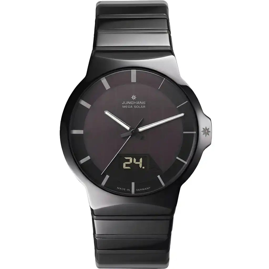 Junghans Solar Quarz Schwarz