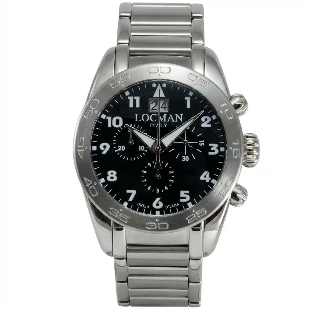 Locman Isola D'Elba Quartz Black 42mm