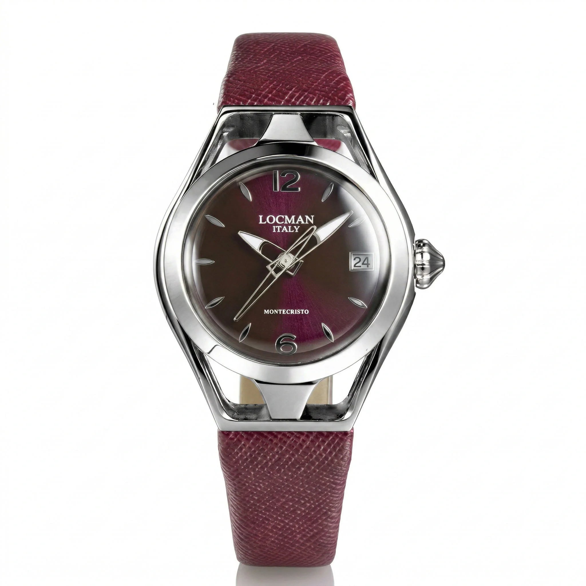Locman Monte Cristo Quartz Burgundy 36mm