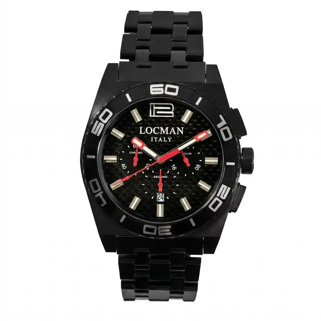 Locman Stealth Quartz Black 44mm