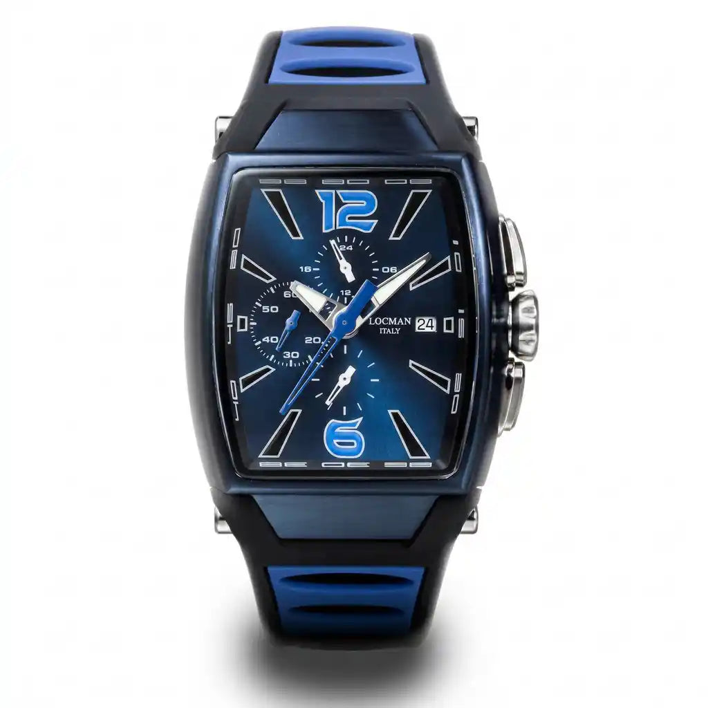 Locman Tremila Quartz Blue 50mm