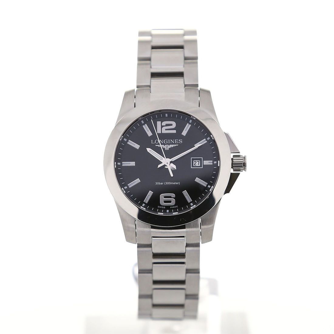 Longines Conquest Quartz Zwart 30 mm