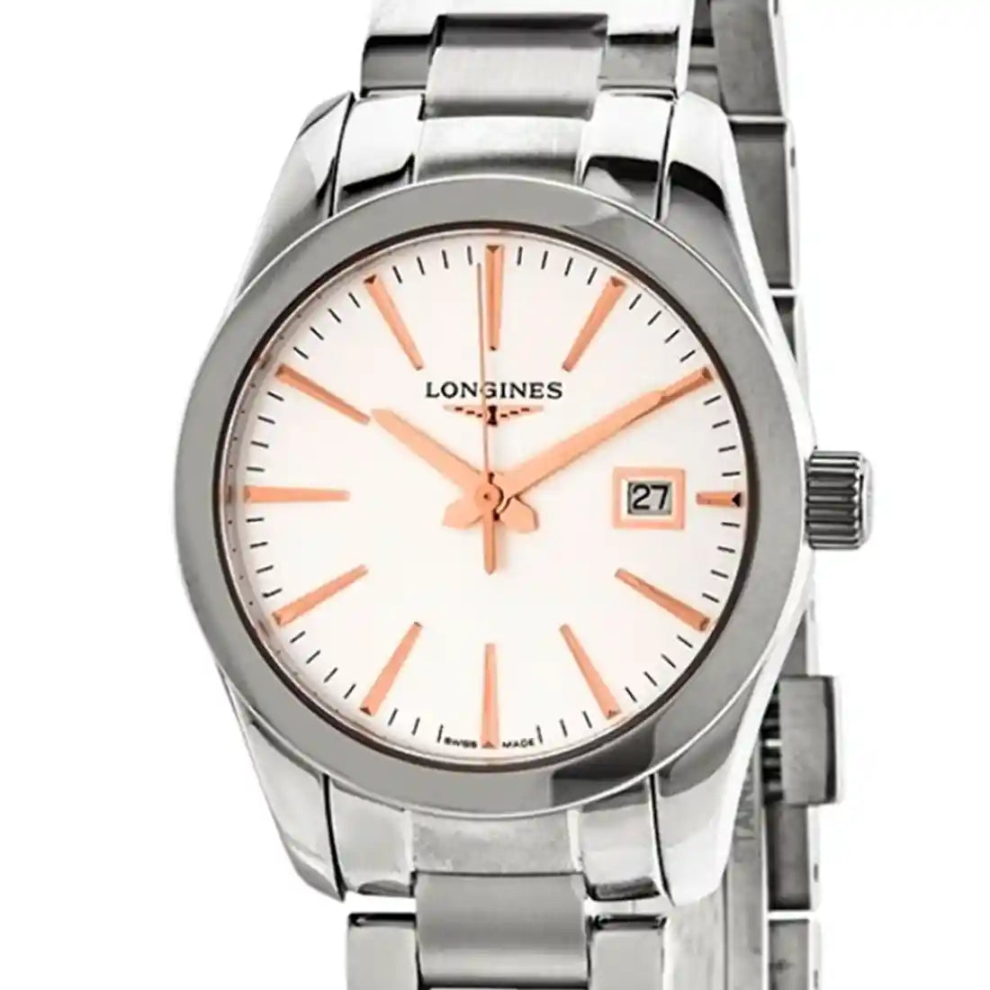 Longines Conquest Quartz Zilver 30 mm