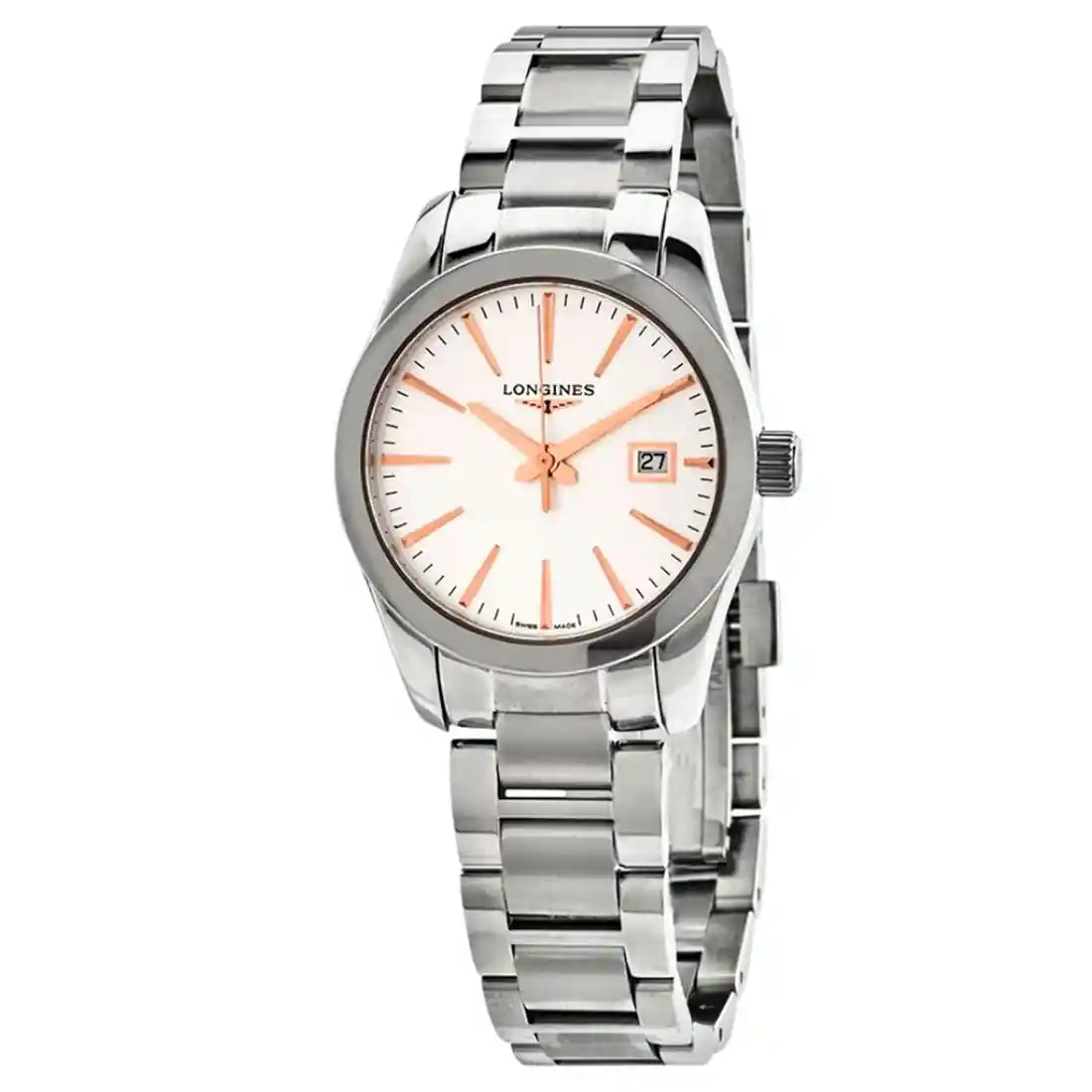 Longines Conquest Quartz Zilver 30 mm