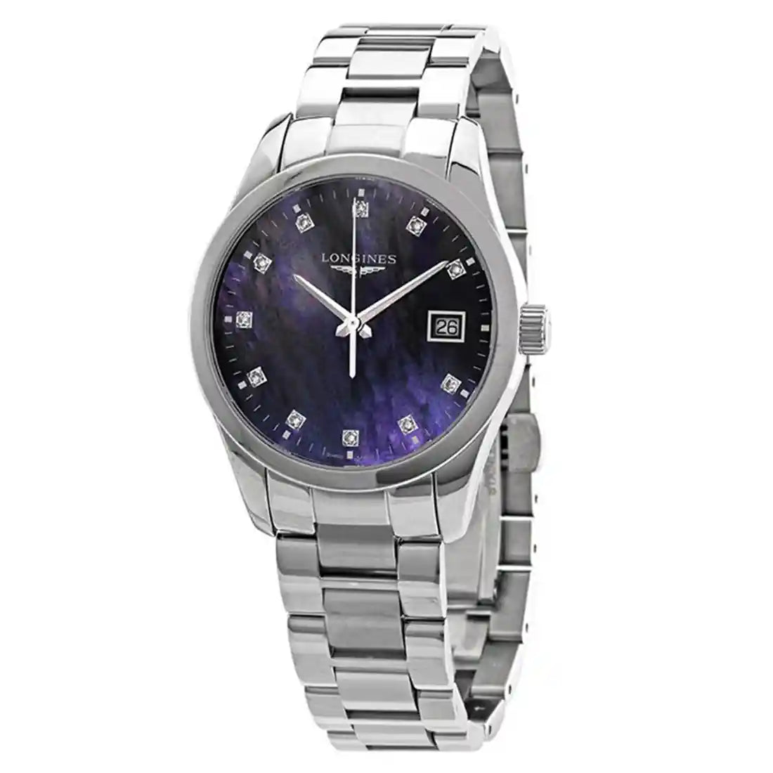 Longines Conquest Quartz Mother of Pearl 34mm