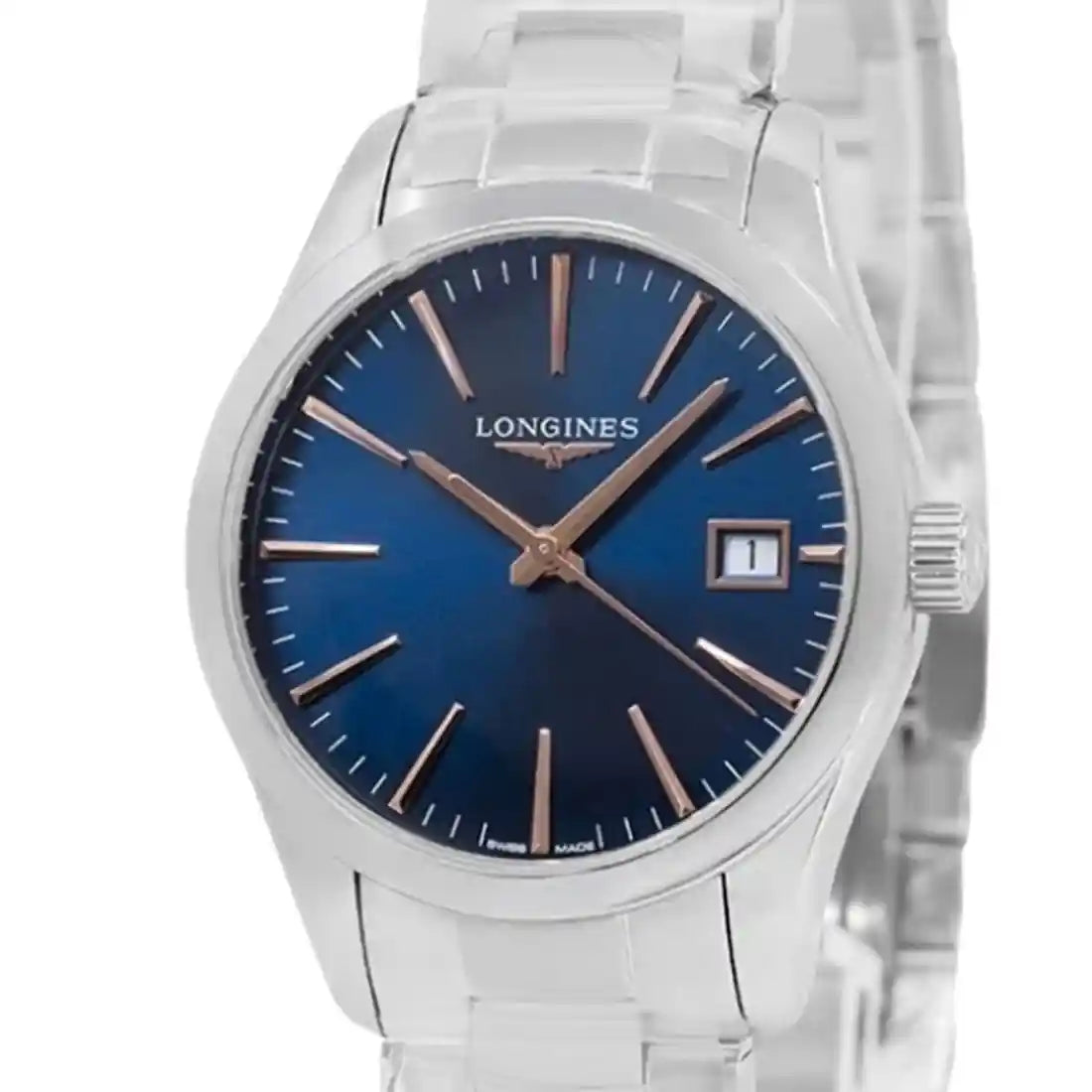 Longines Conquest Quartz Blauw 34 mm