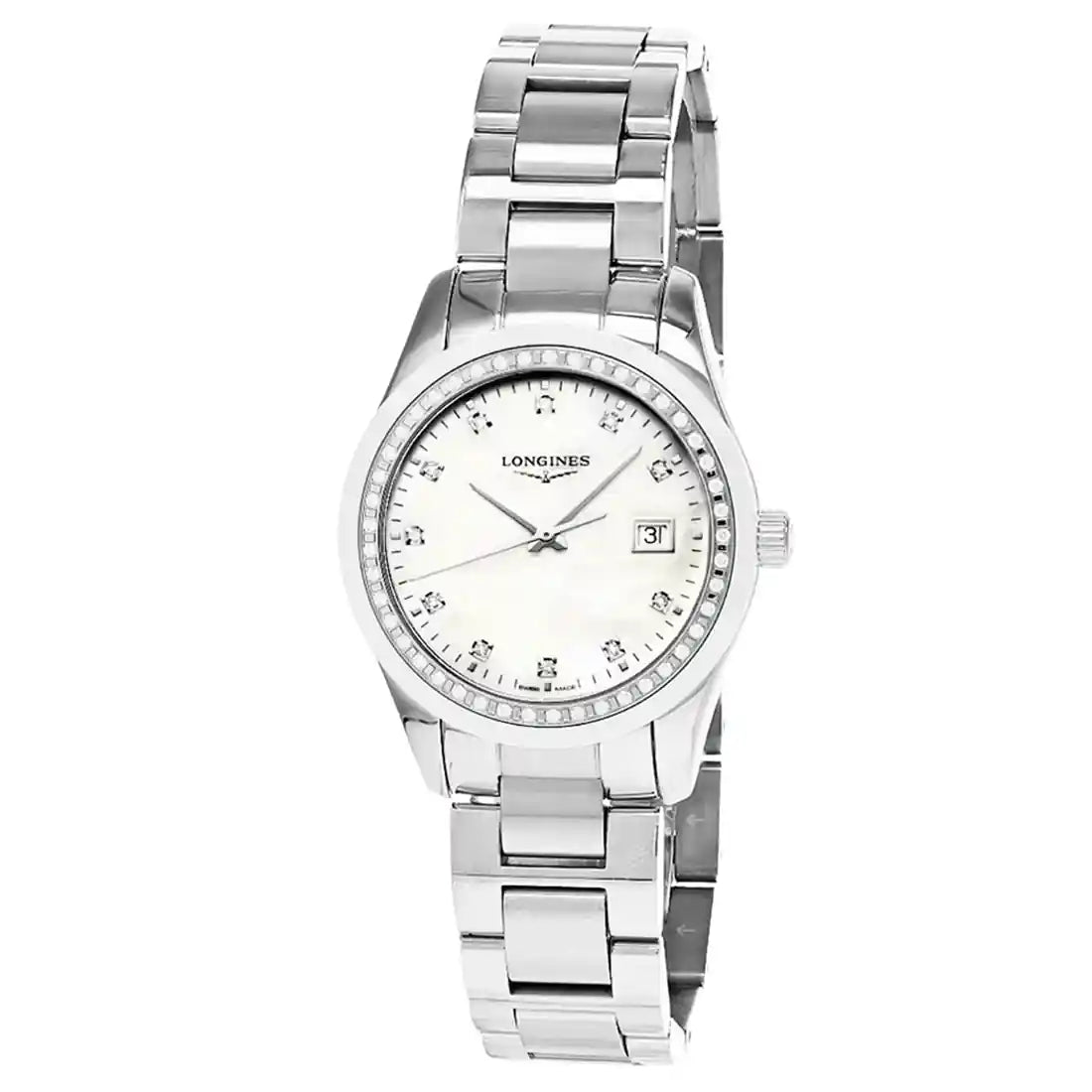 Longines Conquest Quarz Perlmutt