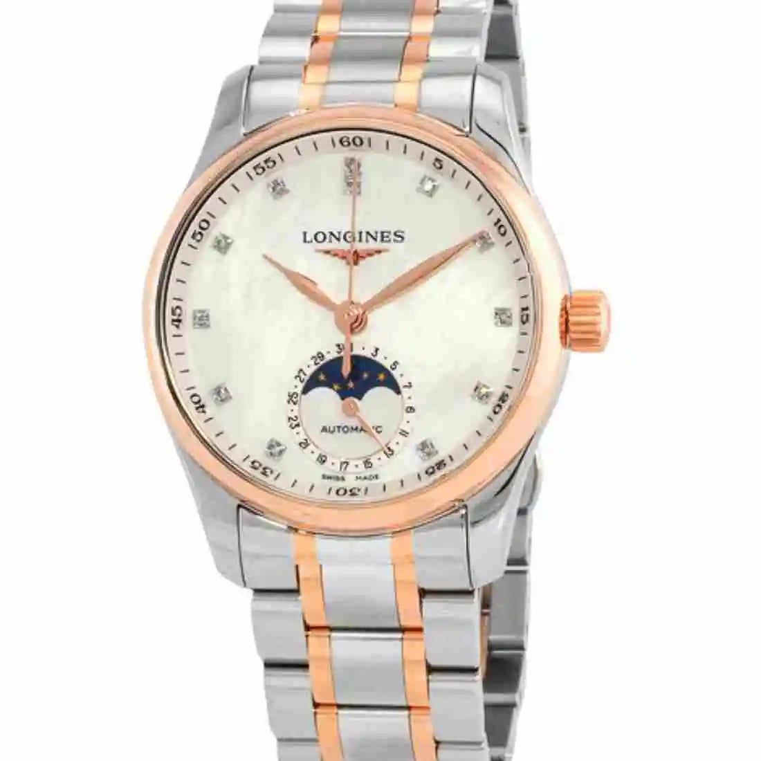 Longines Conquest Automatic met parelmoer, 34 mm