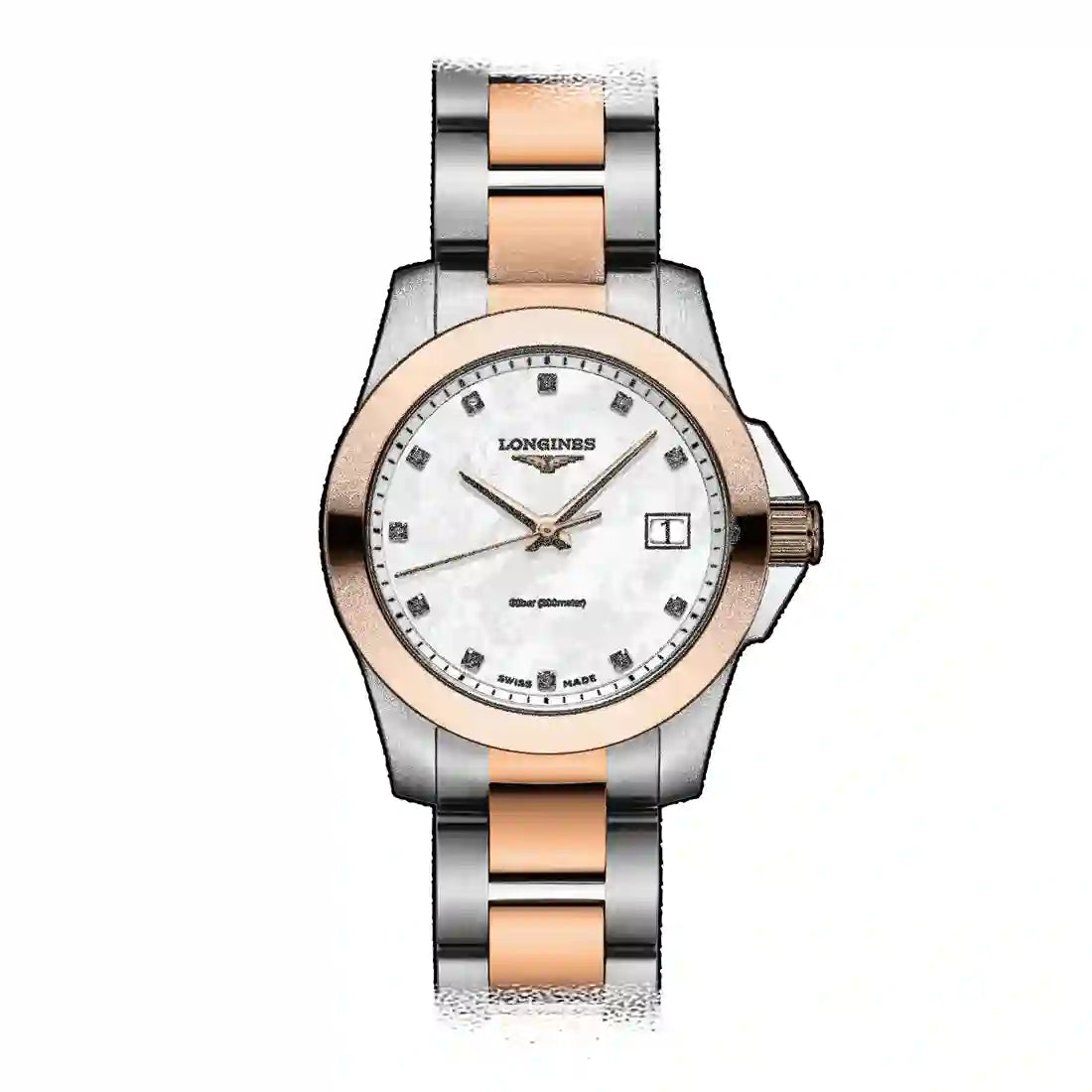 Longines Conquest Quarz Perlmutt