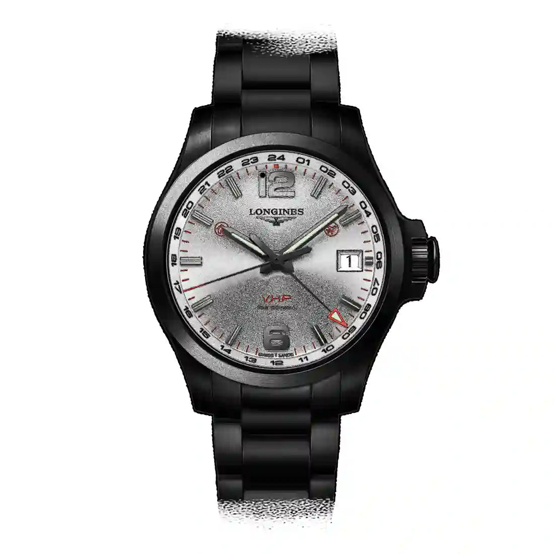 Longines Conquest Quarz Silber