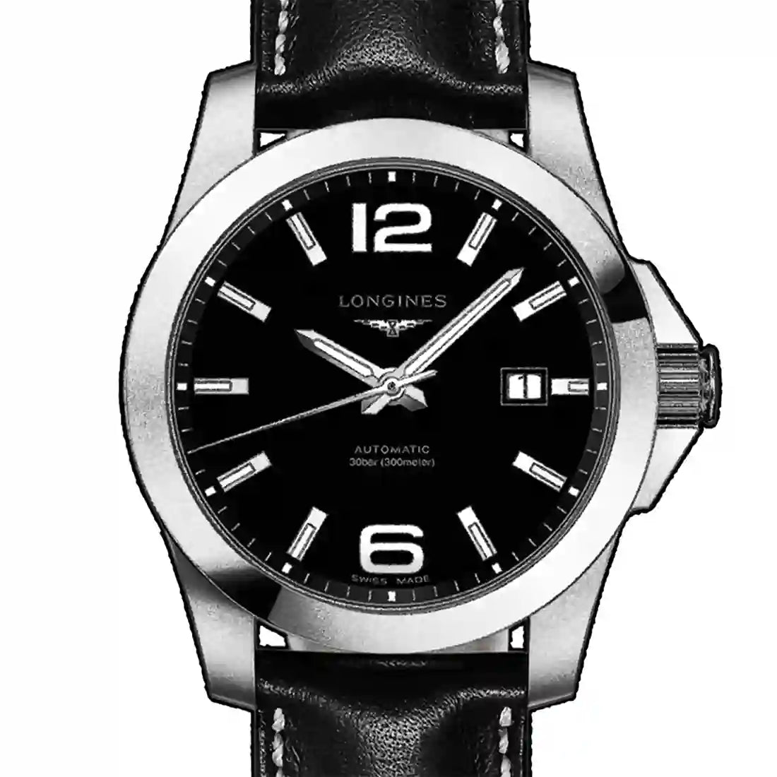 Longines Conquest Automatik Schwarz
