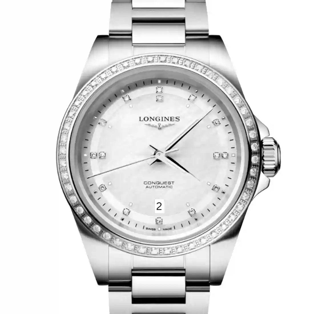 Longines Conquest Automatik Perlmutt 