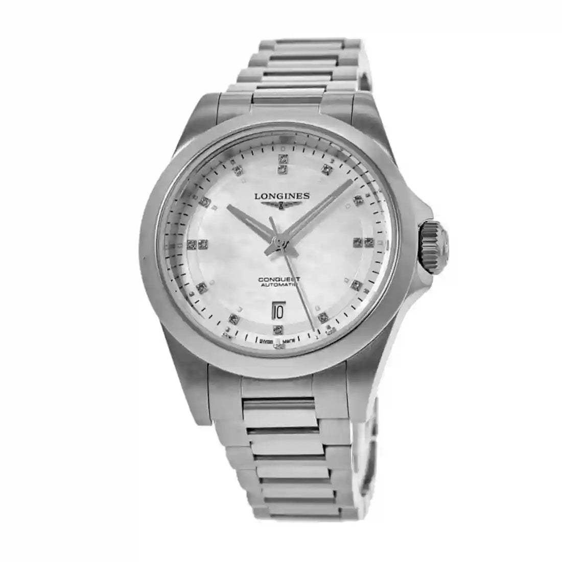 Longines Conquest Automatik Perlmutt 