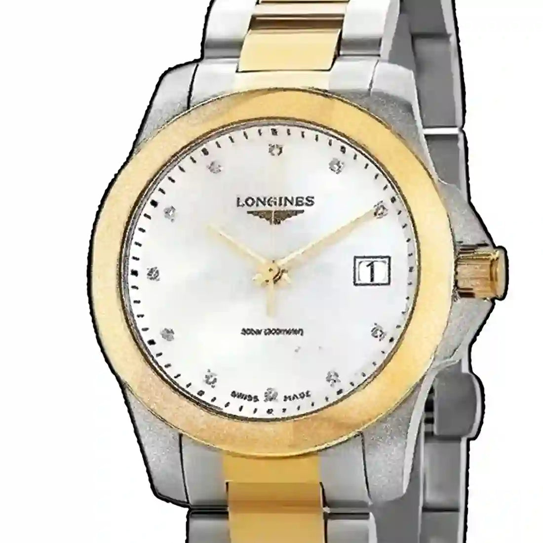 Longines Conquest Quarz Perlmutt
