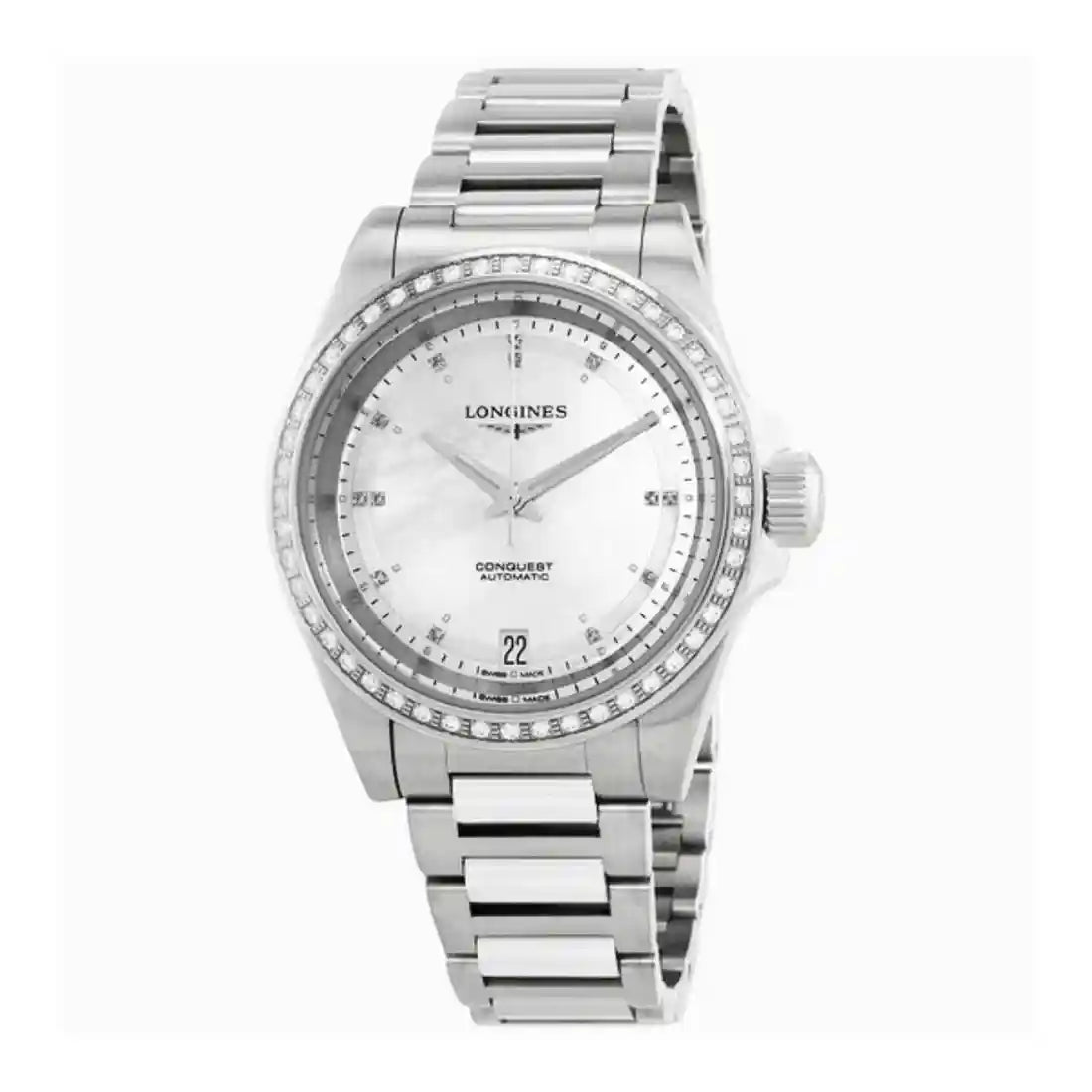 Longines Conquest Automatic met parelmoer, 37 mm