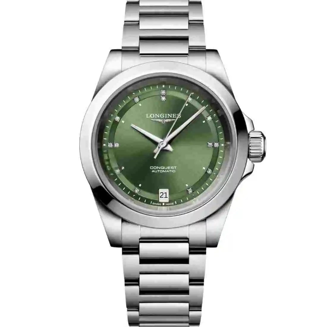 Longines Conquest Automatic Groen 34 mm