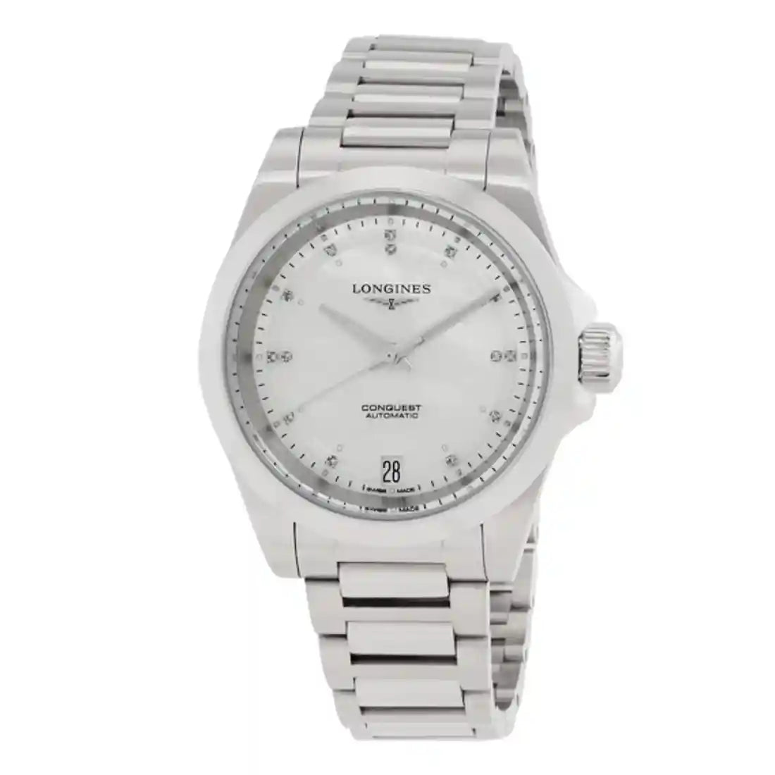 Longines Conquest Automatic met parelmoer, 34 mm