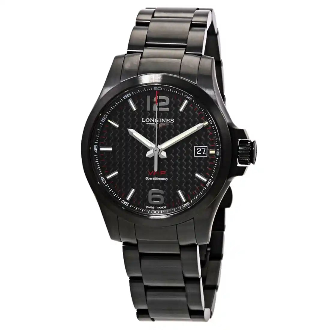 Longines Conquest Quartz Zwart 41 mm