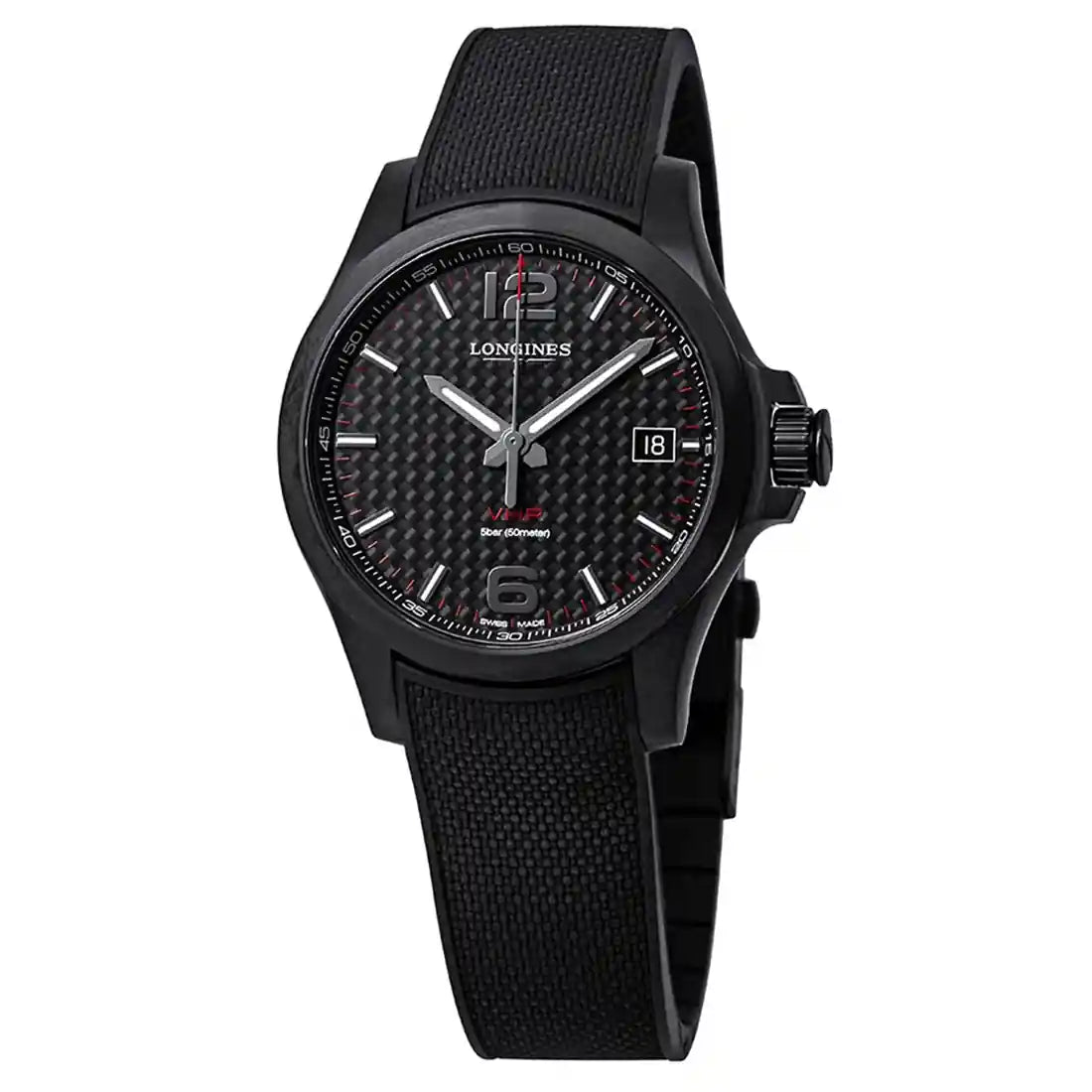 Longines Conquest Quartz Zwart 41 mm