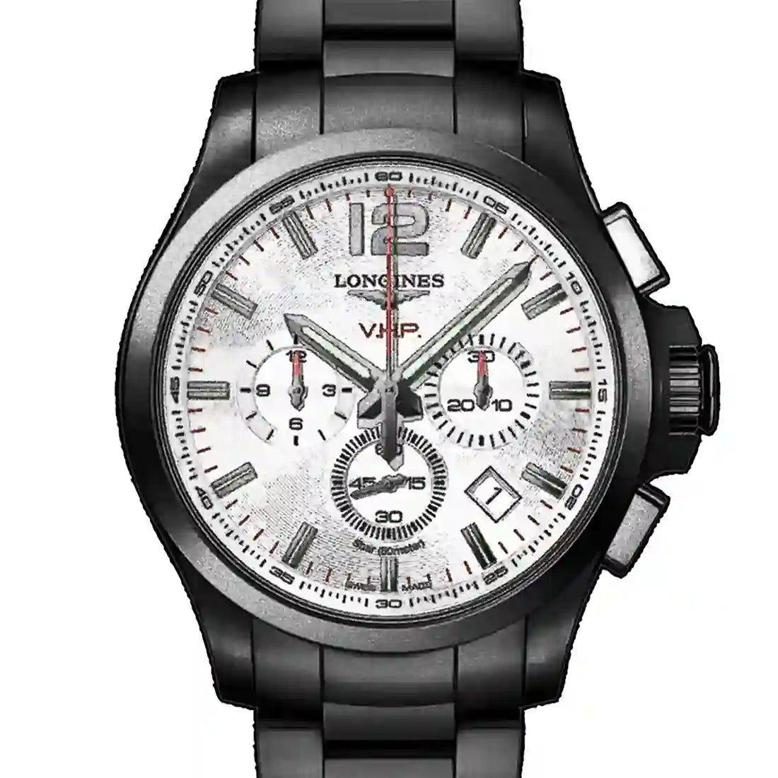 Longines Conquest Quartz Wit 44 mm