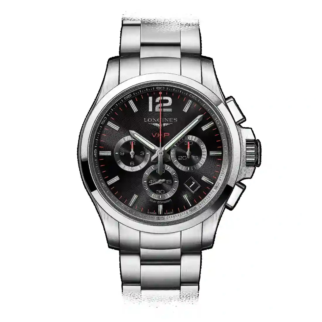 Longines Conquest Quartz Black 44mm
