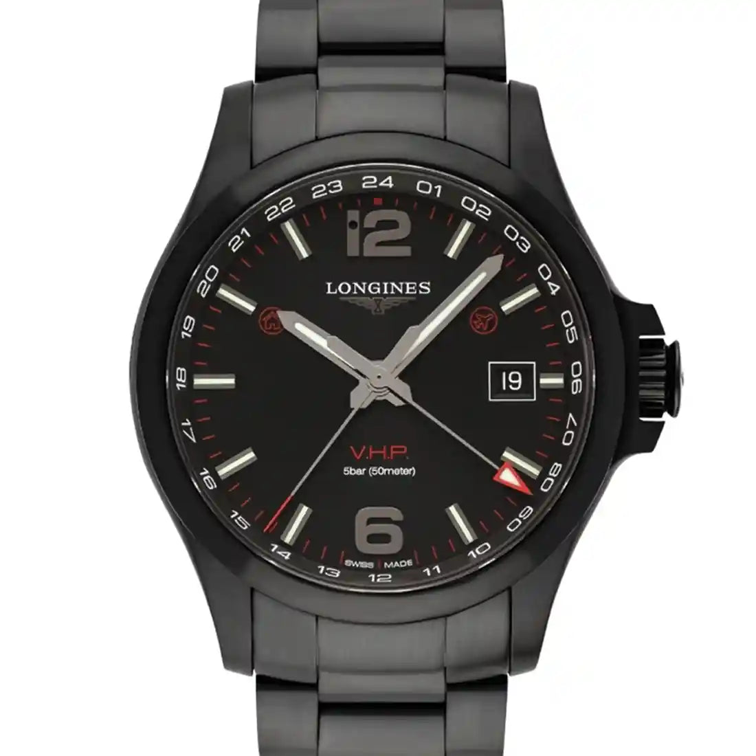 Longines Conquest Quartz Black 43mm