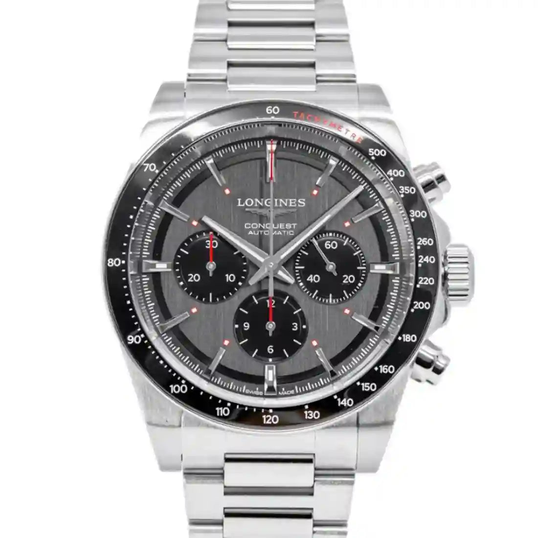 Longines Conquest Automatik Grau