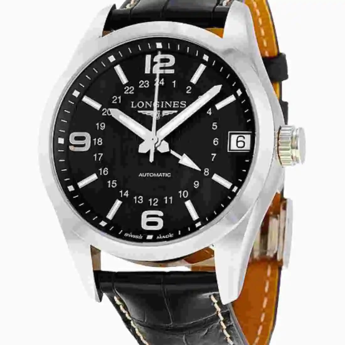 Longines Conquest Classic Automatic Zwart 42 mm