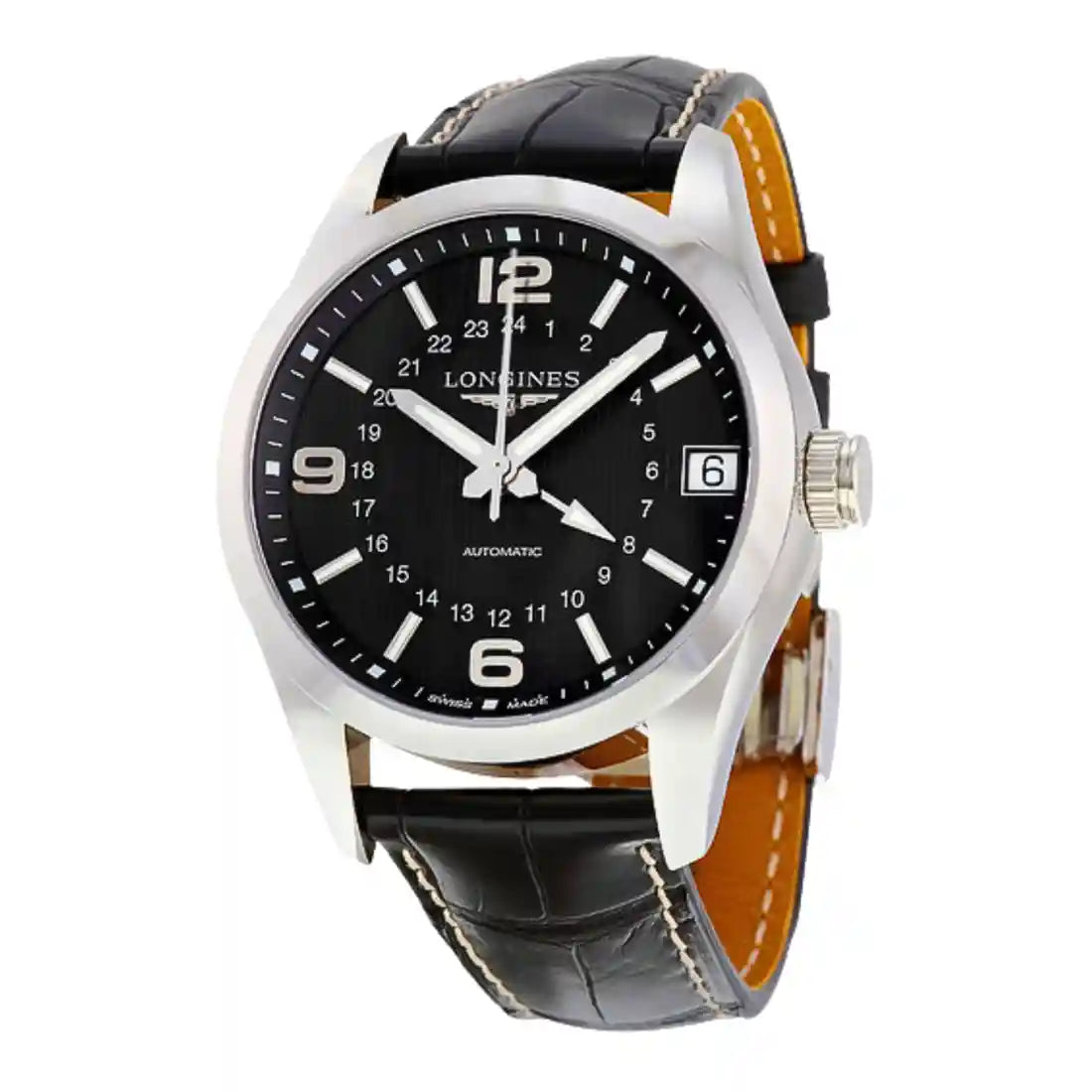 Longines Conquest Classic Automatic Zwart 42 mm