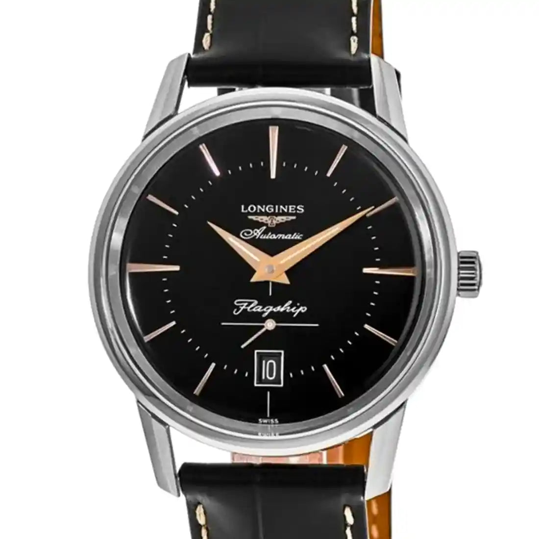 Longines Flagship Automatic Zwart 39 mm