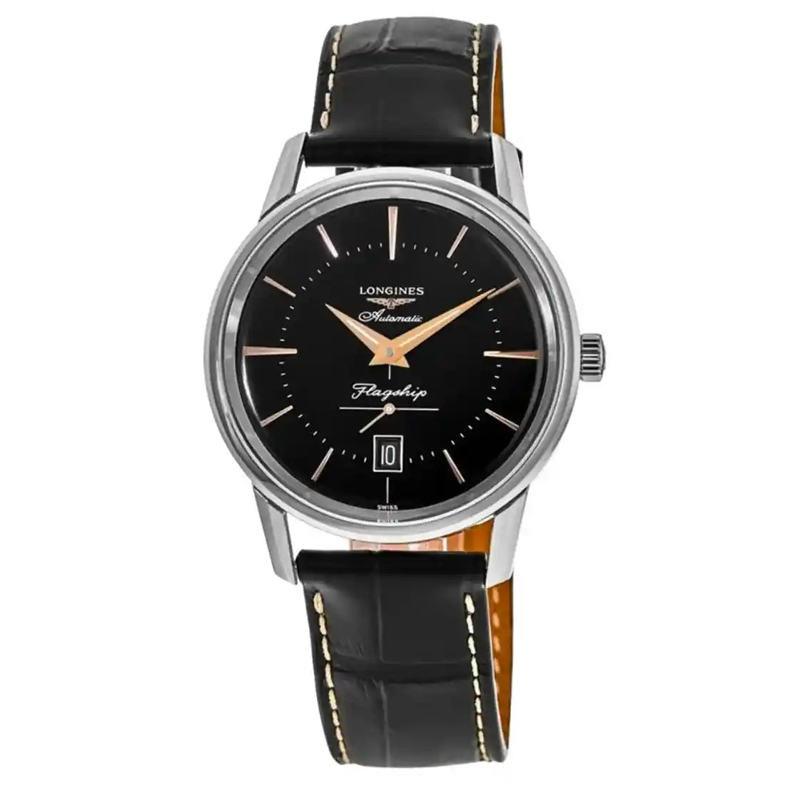 Longines Flagship Automatic Zwart 39 mm