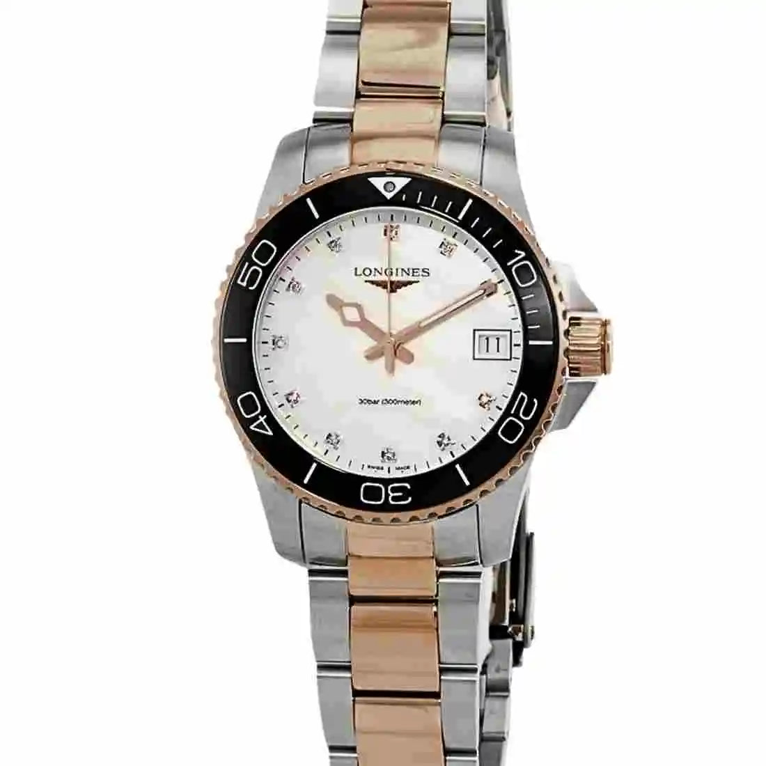Longines HydroConquest Quartz met parelmoer 32 mm