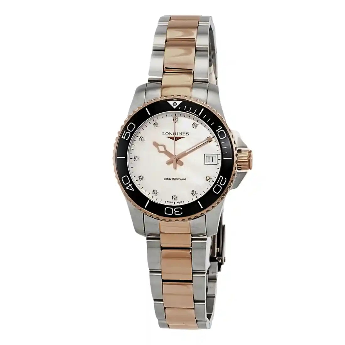 Longines HydroConquest Quartz met parelmoer 32 mm