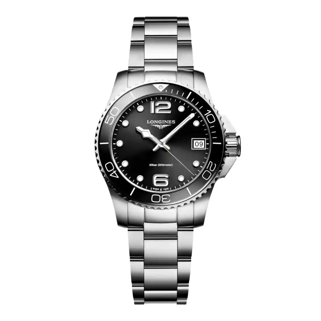 Longines HydroConquest Quartz Zwart 32 mm