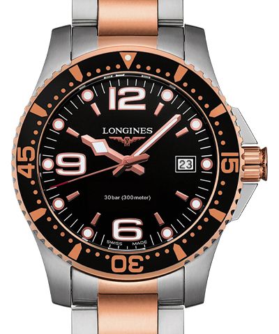 Longines Hydroconquest Quartz Black 41mm