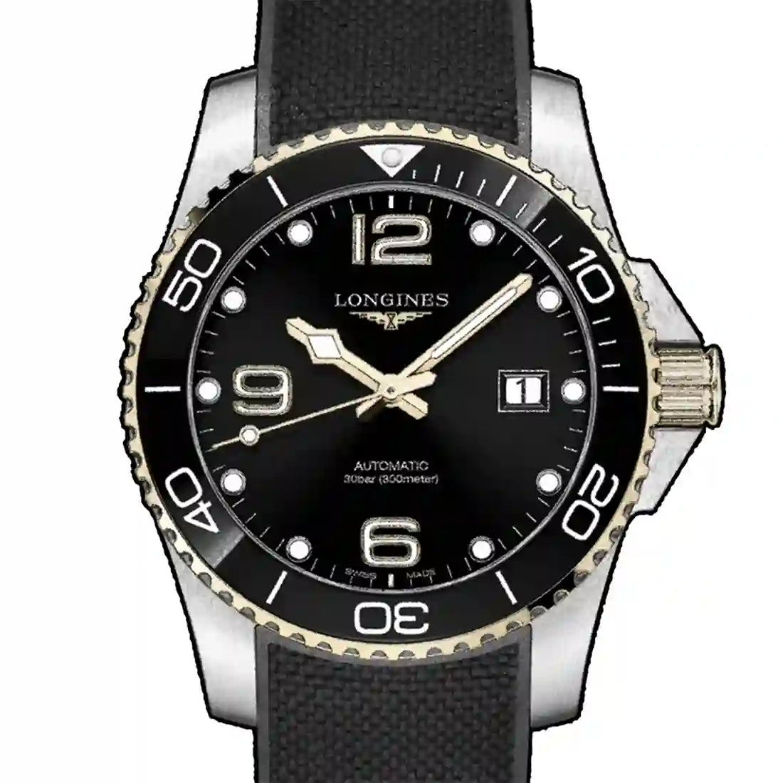 Longines Hydroconquest Automatik Schwarz