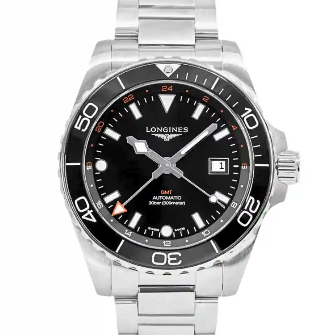 Longines HydroConquest Automatik Schwarz