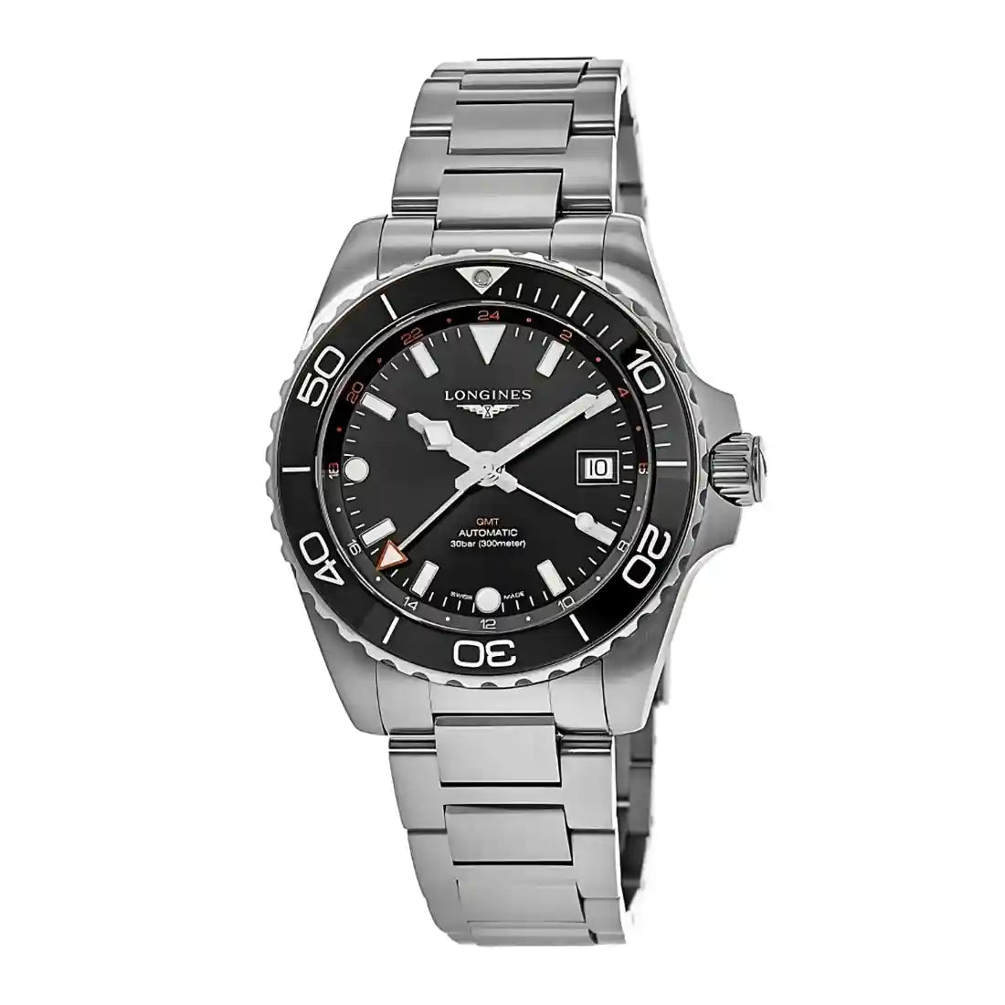 Longines HydroConquest GMT Automatic Zwart 41 mm