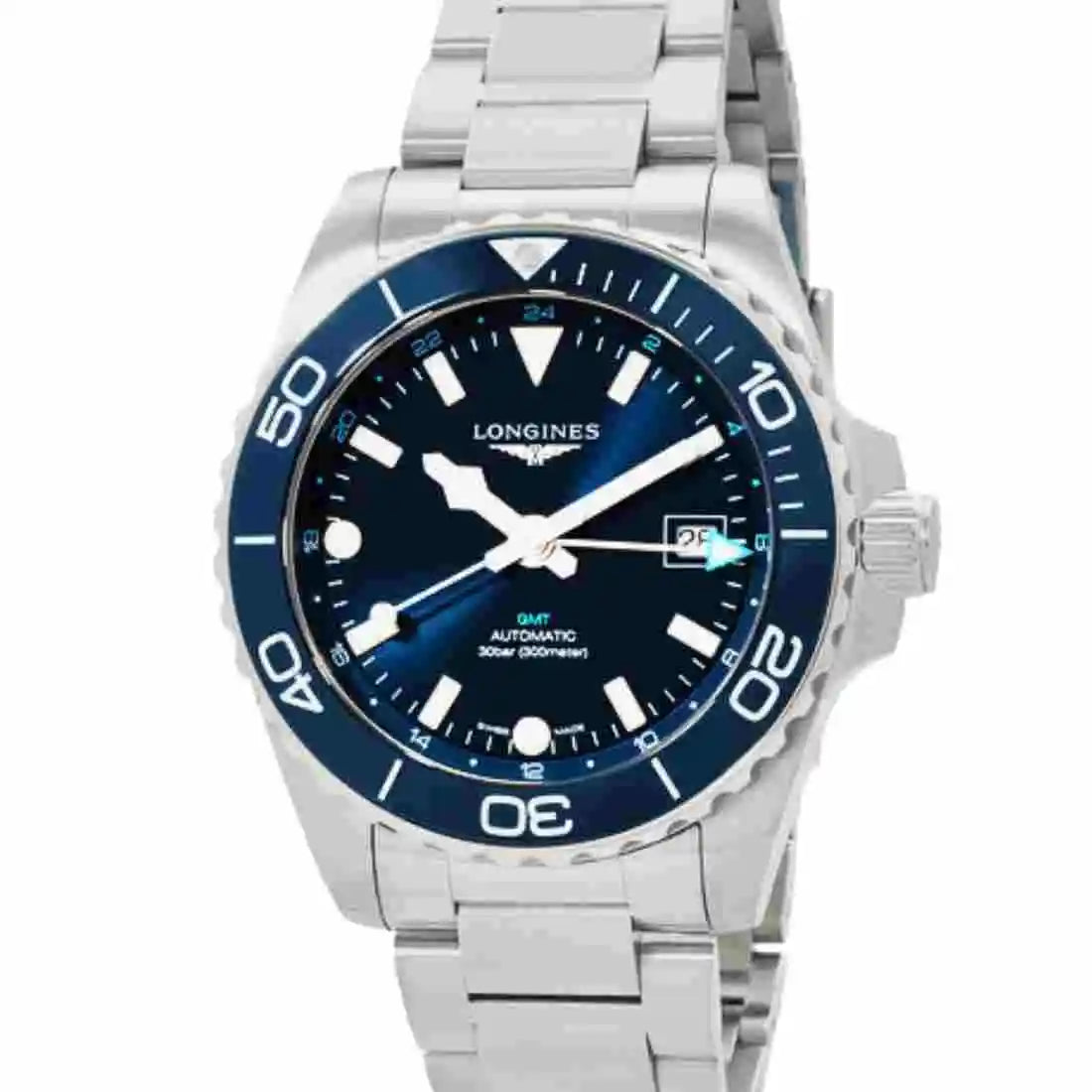 Longines HydroConquest GMT Automatic Blauw 41 mm