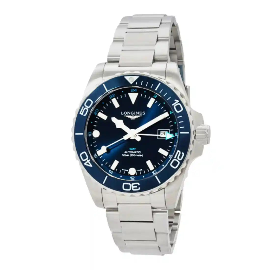 Longines HydroConquest GMT Automatic Blauw 41 mm