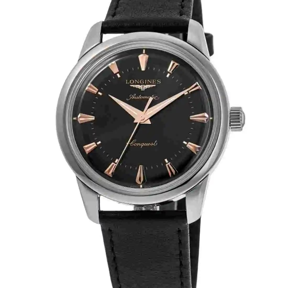 Longines Longines Heritage Automatic Zwart 40 mm