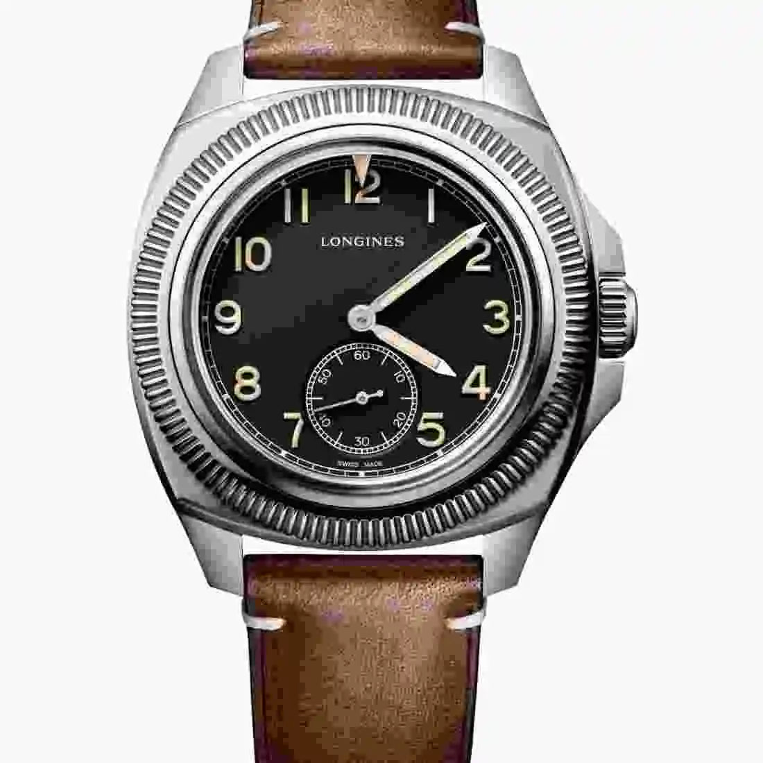 Longines Longines Heritage Automatic Zwart 43 mm